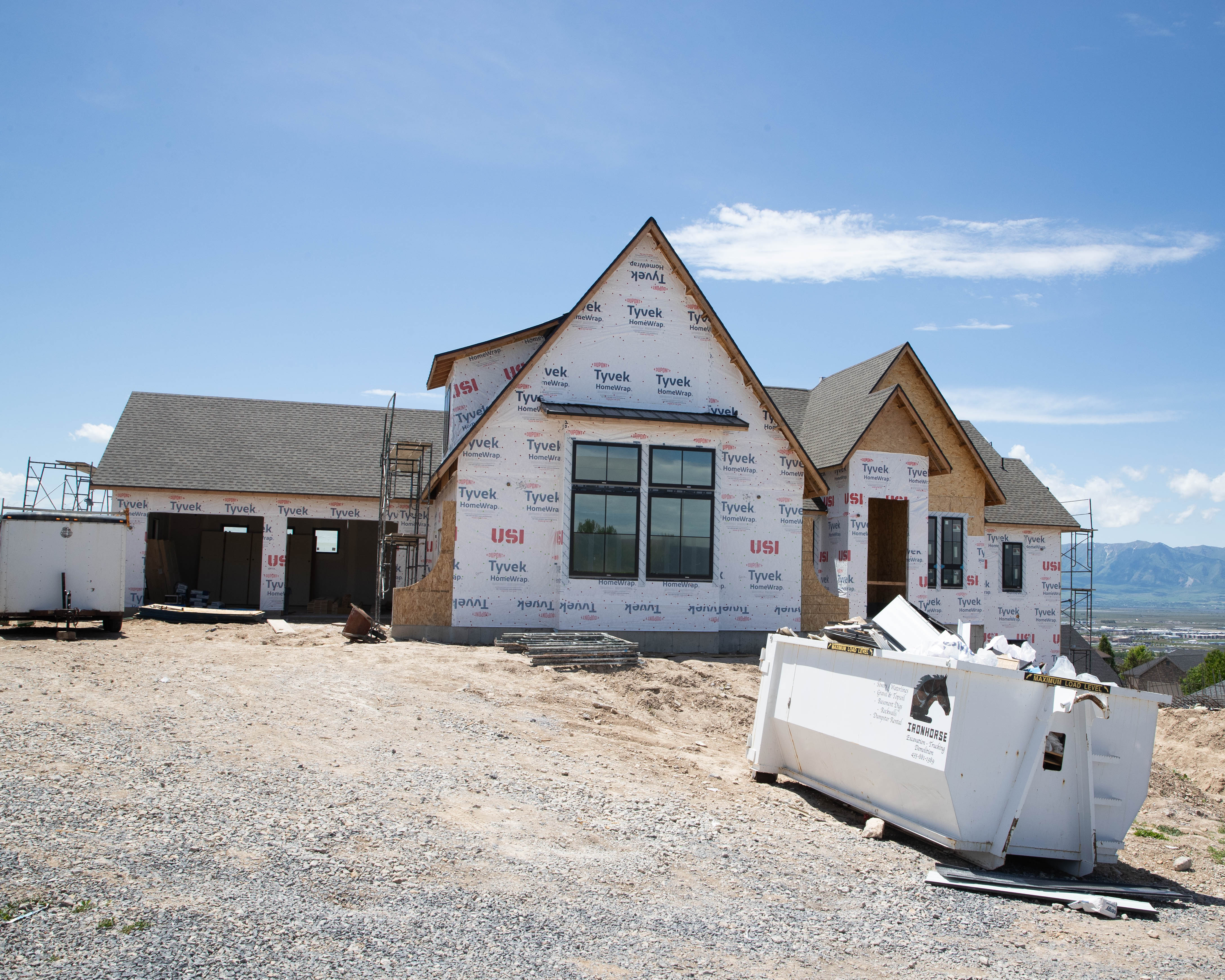 Hyde Park Custom Home Dry Wall