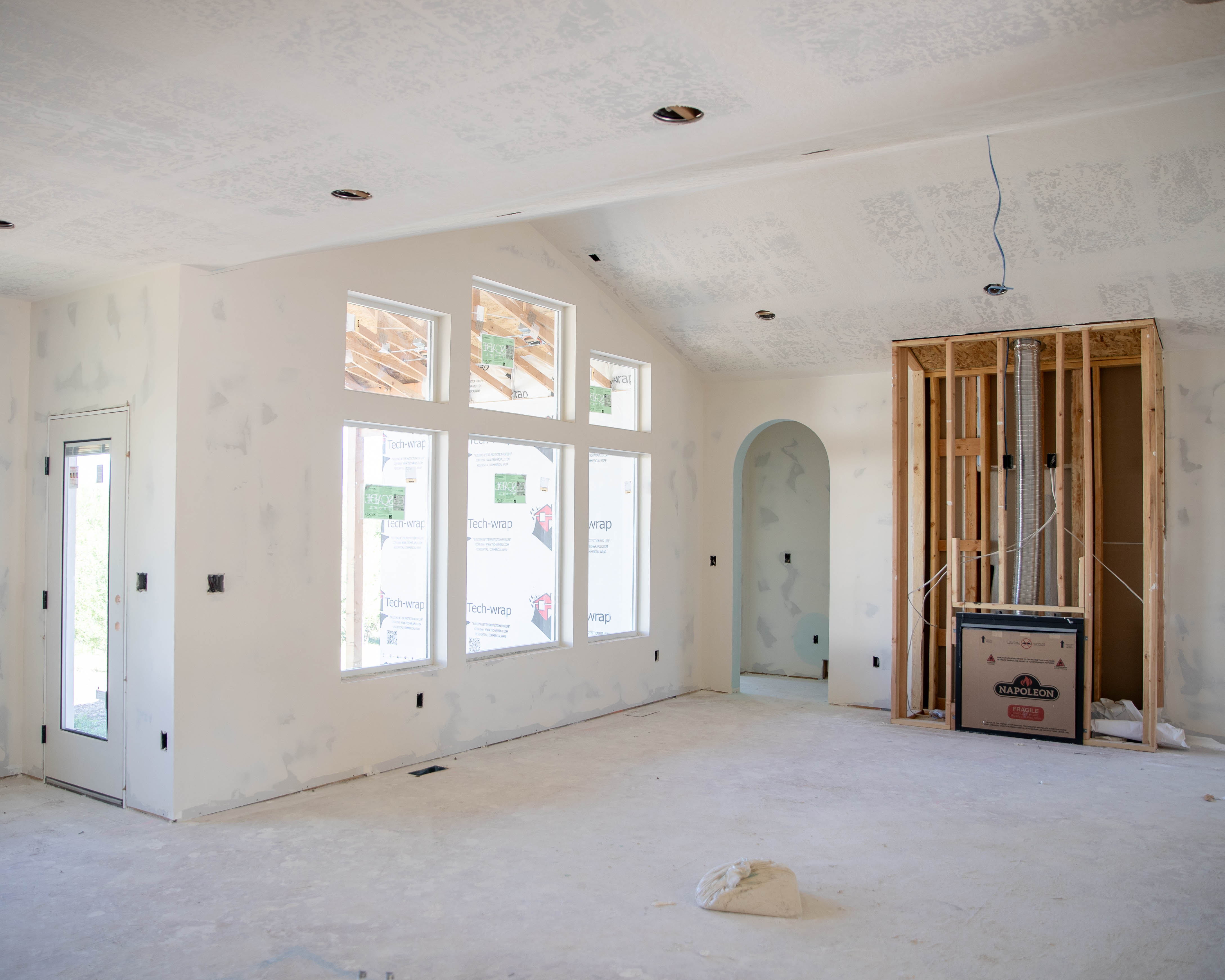 wellsville utah custom drywall project