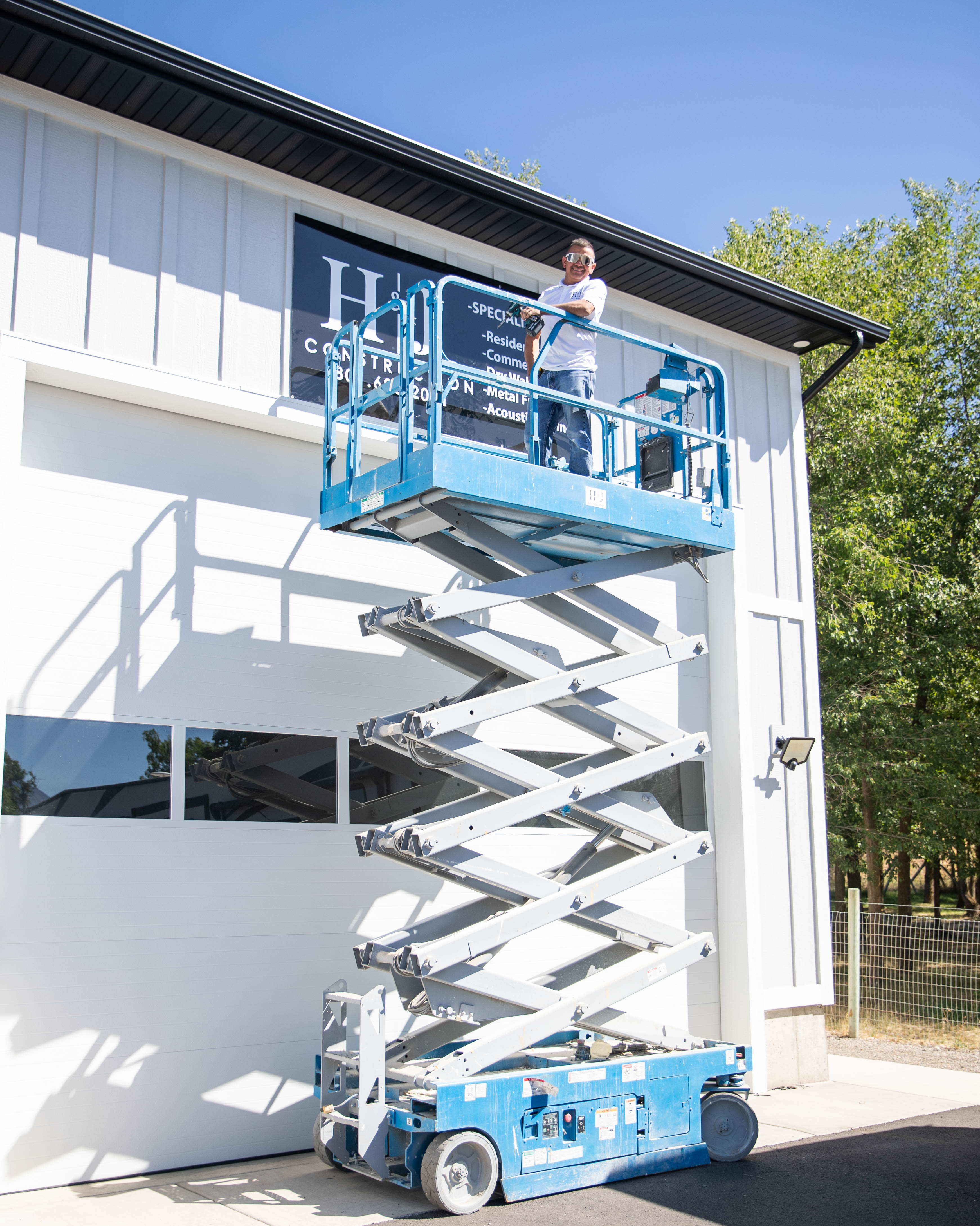 commercial drywall by HJ Drywall Construction.